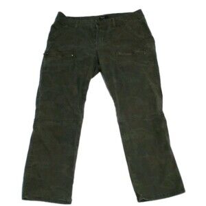 Supplies Women Pants 12 Green Camouflage Stretch Utility Classic Straight Adult